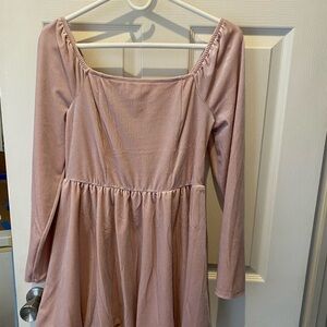 Celebrity Pink Blush Long Sleeve Top